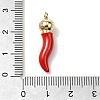 Opaque Resin Pendants RESI-V004-01B-3