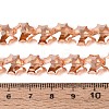 Electroplate Transparent Glass Beads EGLA-H112-04HP-03-4