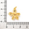 Brass Micro Pave Cubic Zirconia Pendants KK-U033-09G-02-3