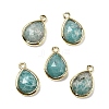 Natural Amazonite Faceted Pendants G-U019-05G-02-1