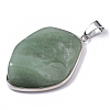 Natural Green Aventurine Pendants G-R461-17C-3