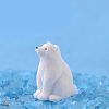 Miniature Sitting Polar Bear Ornaments BEAR-PW0001-66C-1