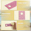 1 Set Glitter Acrylic Wine Glass Charms AJEW-GL0001-95-5