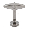 304 Stainless Steel Metal Buttons LS-STAS-M084-12G-01-2