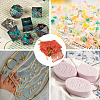 30Pcs Gold Stamping Moon Star Organza Drawstring Gift Bags ABAG-TA0002-21B-9