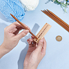 1Pc Rectangle Wooden Knitting Needle Gauges TOOL-BC0002-94A-3