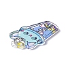 Transparent Printed Acrylic Pendants TACR-G042-01E-3