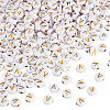 500Pcs Plating Acrylic Beads PACR-TADJ0001-01V-1