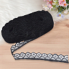 Polyester Flower Lace Ribbon OCOR-CY0004-21-6