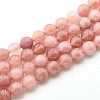Natural Quartz Beads Strands G-N355-8mm-42-1