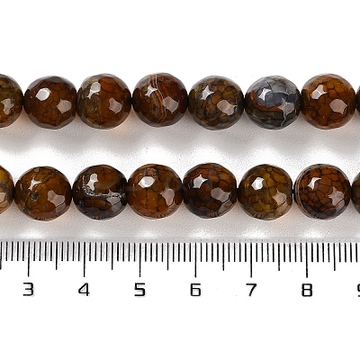 Natural Agate Beads Strands G-M437-C01-01Q-1