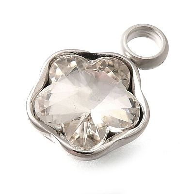 304 Stainless Steel Pendants STAS-Q346-02P-10-1