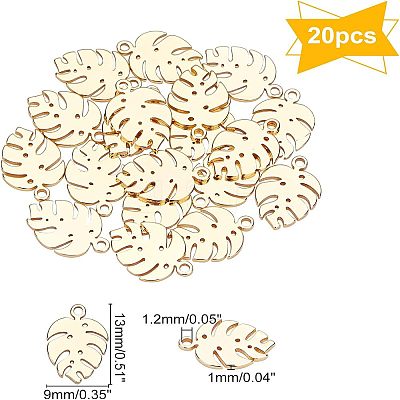 304 Stainless Steel Charms STAS-UN0020-59G-1