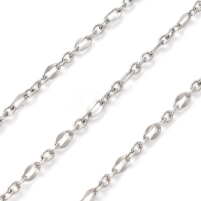 304 Stainless Steel Curb Chains CHS-B009-02A-P-1