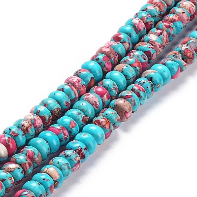 Synthetic Turquoise Beads Strands G-C034-02B-1