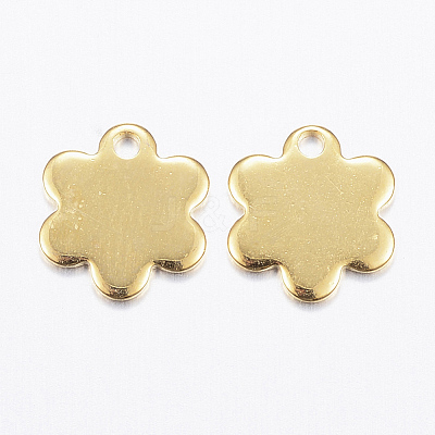 201 Stainless Steel Charms STAS-P142-14G-1