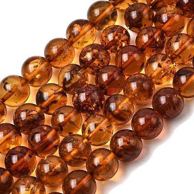 Natural Amber Beads Strands G-K376-H02-03-1