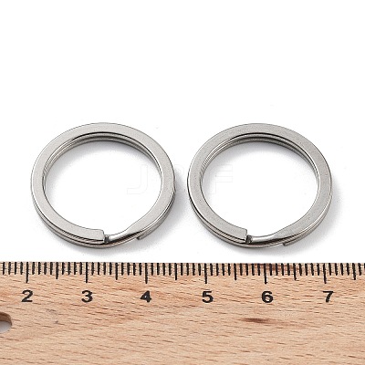 Non-Tarnish 304 Stainless Steel Split Key Rings STAS-Q314-01A-P-1
