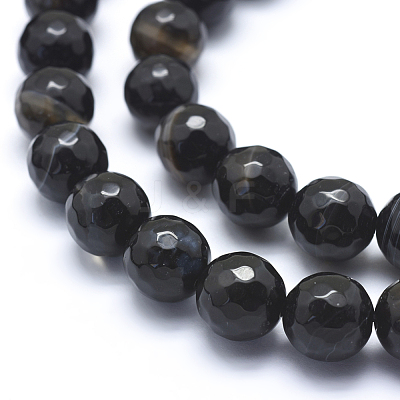 Natural Agate Beads G-J371-08-14mm-1