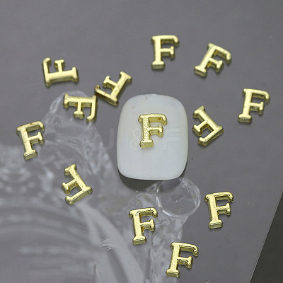 Alloy 26 Letter Shapes Nail Art Decoration MRMJ-WH0114-001-06-1