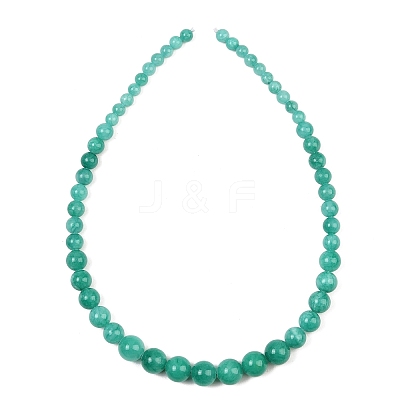 Natural Mashan Jade Graduated Beads Strands GG-CBA2AE1-A08-M-1