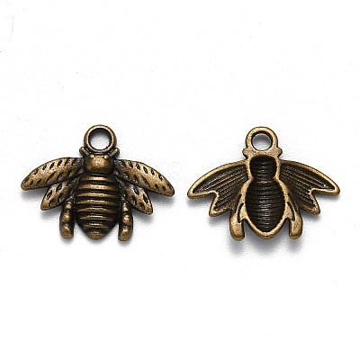 Tibetan Style Alloy Animal Pendants TIBEP-X0003-02-AB-1