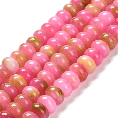 Dyed Natural White Jade Beads Strands G-G107-A02-01-1