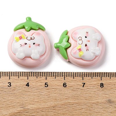 Cat Theme Opaque Resin Cabochons CRES-Z010-01A-1