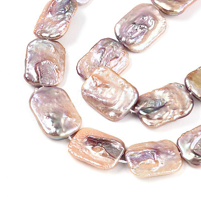 Baroque Natural Keshi Pearl Beads Strands PEAR-S020-D09-2A-1