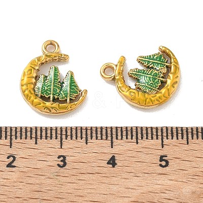 304 Stainless Steel Enamel Pendants STAS-L316-02G-1