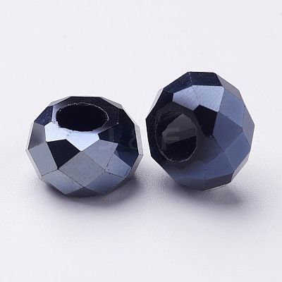 Handmade Crystal European Beads X-GPDL9Y-27-1