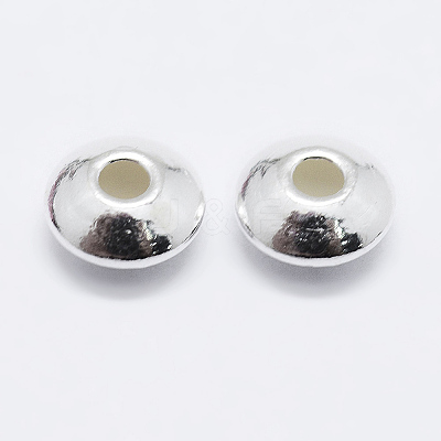 925 Sterling Silver Spacer Beads STER-K167-023C-S-1