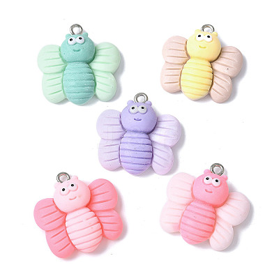 Opaque Resin Pendants RESI-V001-08-1