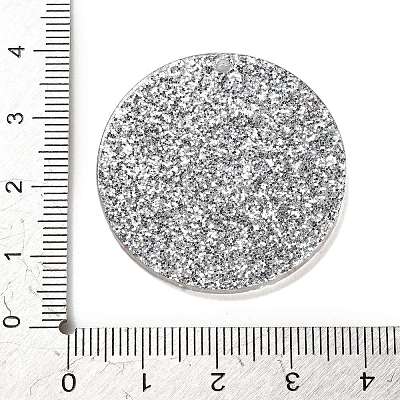 Transparent Resin Pendants RESI-M037-02C-1