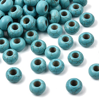 Synthetic Turquoise European Beads TURQ-S283-34A-1