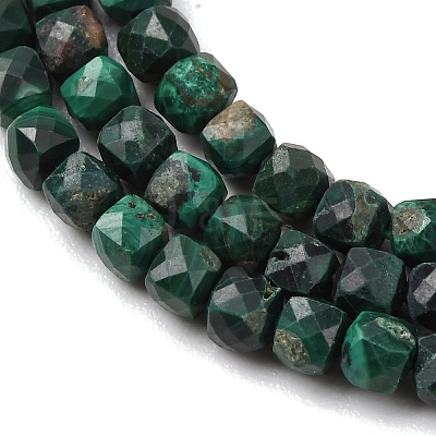 Natural Malachite Beads Strands G-C262-C02-4mm-1