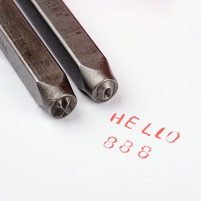 Iron Metal Stamps AJEW-D019-03A-1