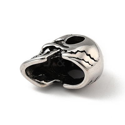 304 Stainless Steel European Beads STAS-E058-22AS-1