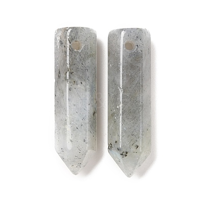 Natural Labradorite Pointed Pendants G-D460-01H-1
