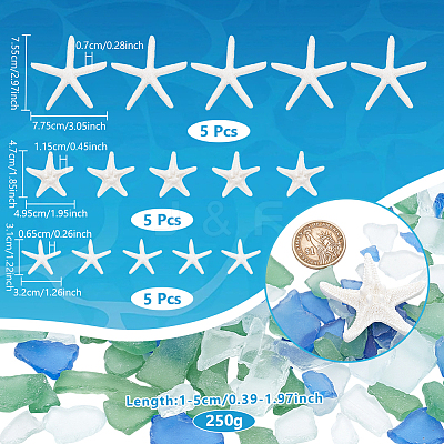 Starfish/Sea Star Opaque Resin Sea Animal Decoden Cabochons RESI-NB0002-06-1