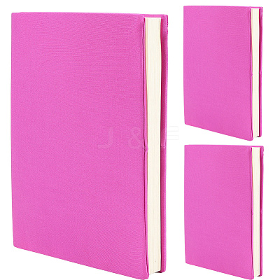 3Pcs Elastic Fabric Book Covers AJEW-CP0006-14B-1