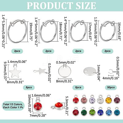 DIY Charm Adjustable Ring Making Kit DIY-NB0009-99-1