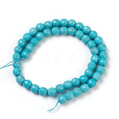 Synthetic Turquoise Beads Strands TURQ-L029-02-10mm-1
