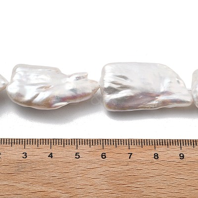 Natural Baroque Keshi Pearl Beads Strands PEAR-P064-01G-06A-1