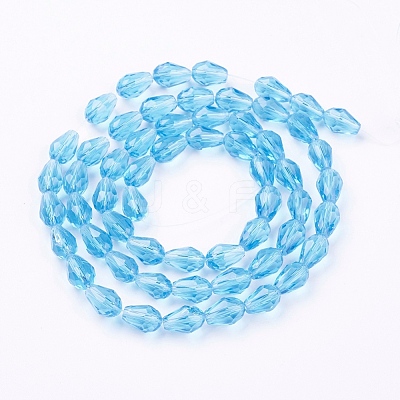 Glass Beads Strands X-GLAA-R024-11x8mm-7-1