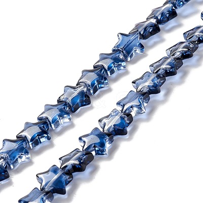 Transparent Glass Beads Strand GLAA-K057-01A-1