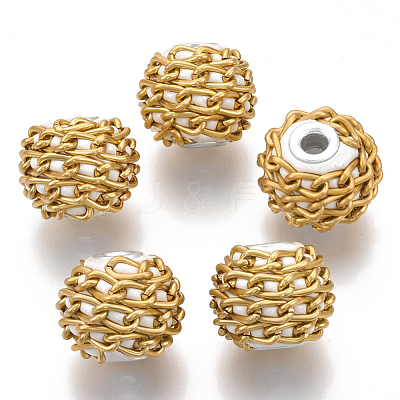 Handmade Indonesia Beads IPDL-F027-04K-1