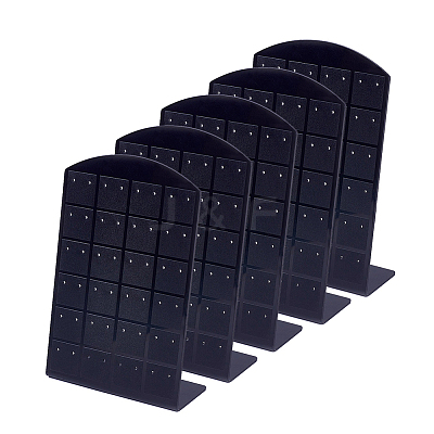 48 Holes Acrylic Earring Display EDIS-WH0003-01-1