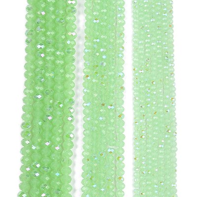 Electroplate Glass Beads Strands EGLA-A044-J4mm-L01-1