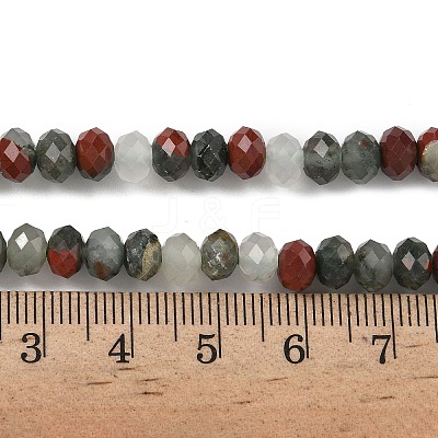 Natural African Bloodstone Beads Strands G-D344-A01-1